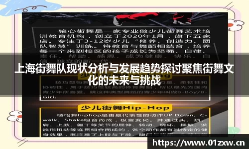 上海街舞队现状分析与发展趋势探讨聚焦街舞文化的未来与挑战